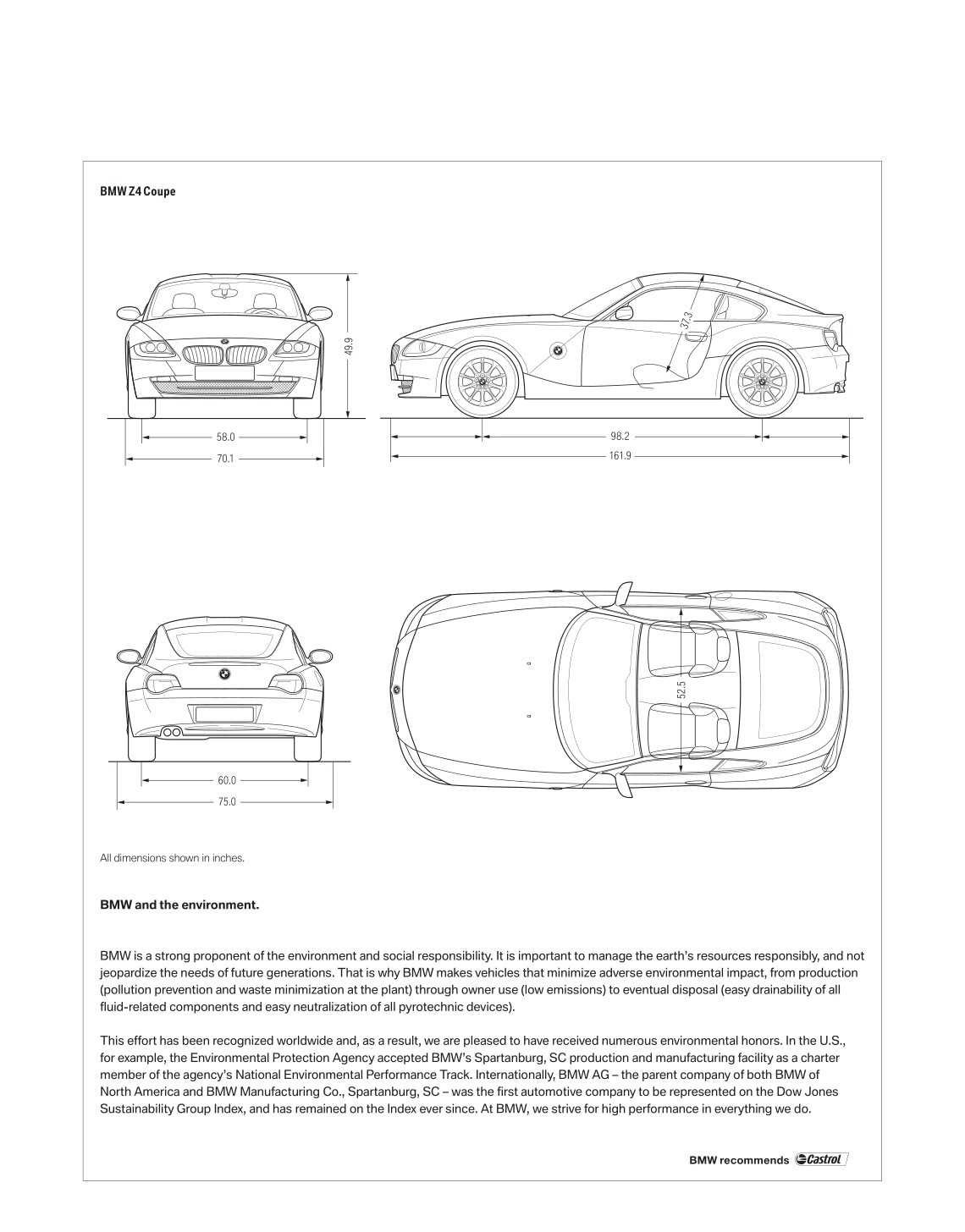 2008 BMW Z4 Brochure Page 25